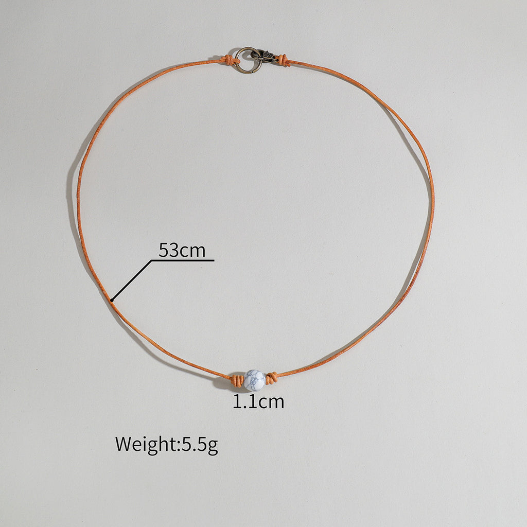 Fashionable Retro Hoop-Weaved Necklace For Women